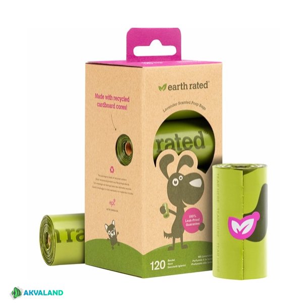 EARTH RATED Eco-Fiendly Hundeposer 120 - Lavendel