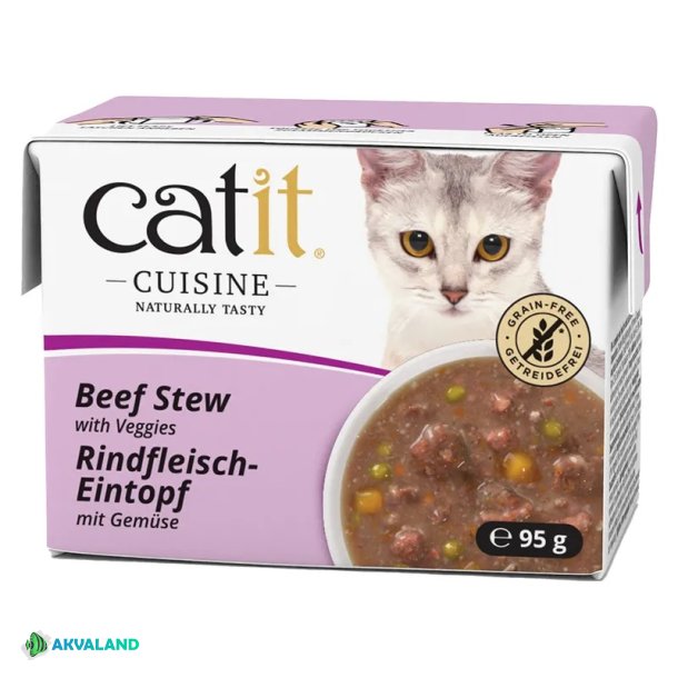 CATIT Cuisine Stew Oksek�d &amp; Gr�ntsager - 95g