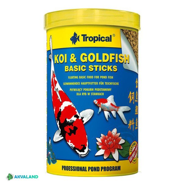 TROPICAL Koi &amp; Goldfish Basic Sticks - 1l