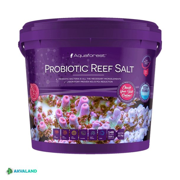 AQUAFOREST Probiotic Reef Salt 22kg