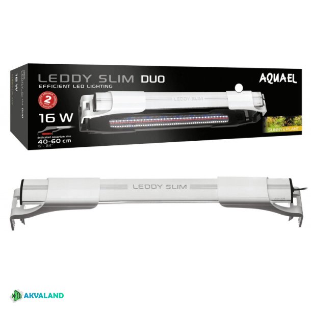 AQUAEL Leddy Slim Duo - Sunny/Plant - 16W - Hvid