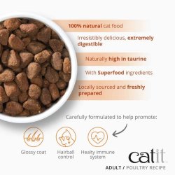 CATIT Recipies Dry Adult Kylling&Kalkun - 400g
