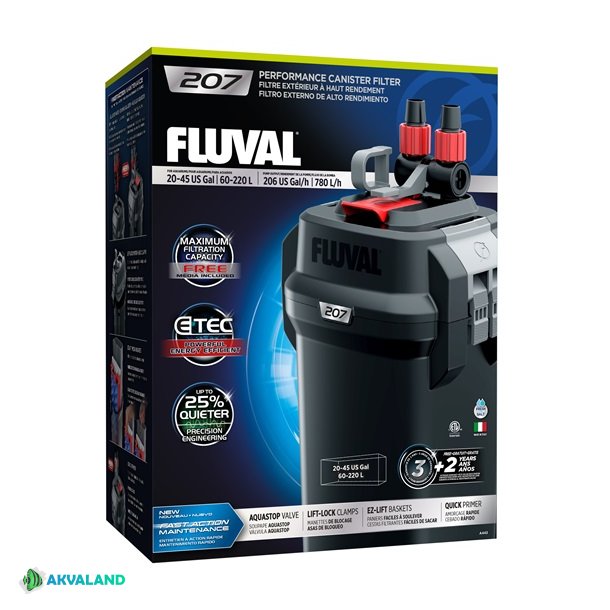 FLUVAL 207 - Udvendigt filter