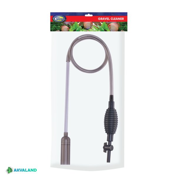 AQUA NOVA Gravel Cleaner - Slamsuger 170cm med ventil