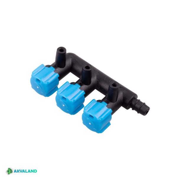 HAPPET Luftfordeler - 3 udtag - PVC - 5stk. (Z105)