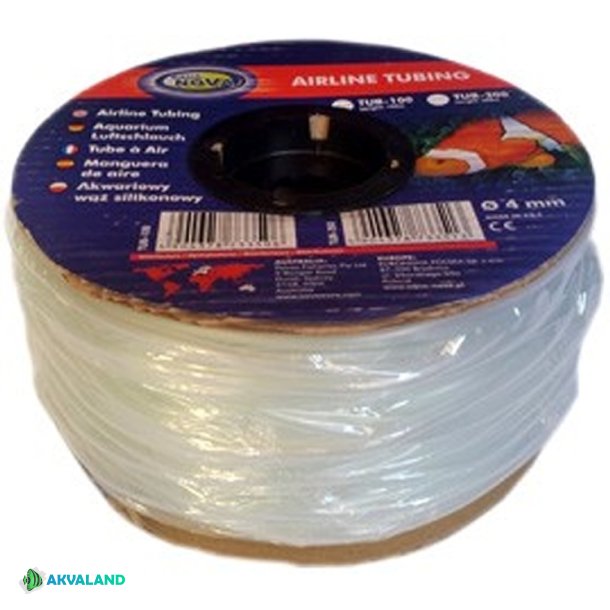 AQUA NOVA Silikone Luftslange 4/6mm - 100m