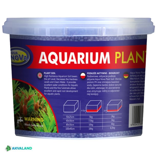 AQUA NOVA Plant Soil Brun - 3l (4kg)