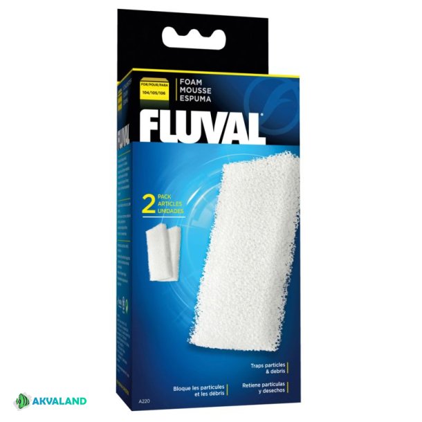 FLUVAL 104-107 - Filtersvamp (2stk.)