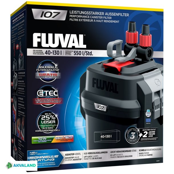 FLUVAL 107 - Udvendigt filter