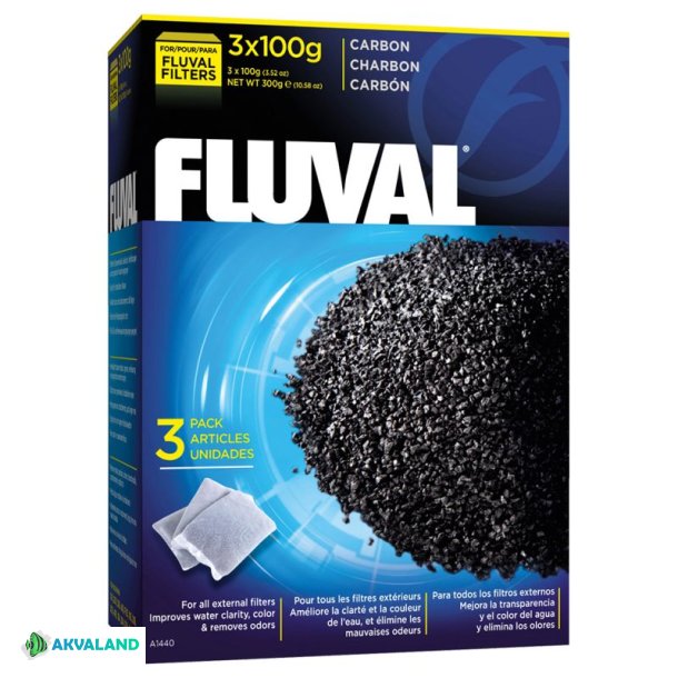 FLUVAL Carbon - 3x100g