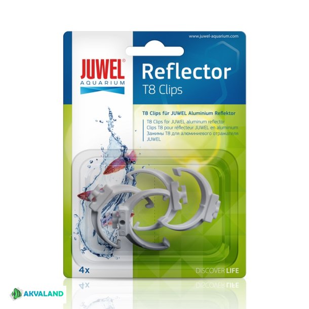 JUWEL Reflector Clips T8 - 4stk.
