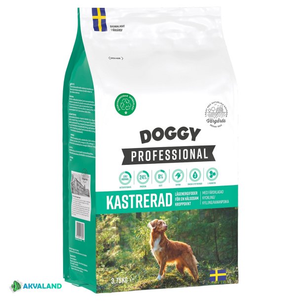 DOGGY PROFESSIONAL Kastrerad - 3.75kg