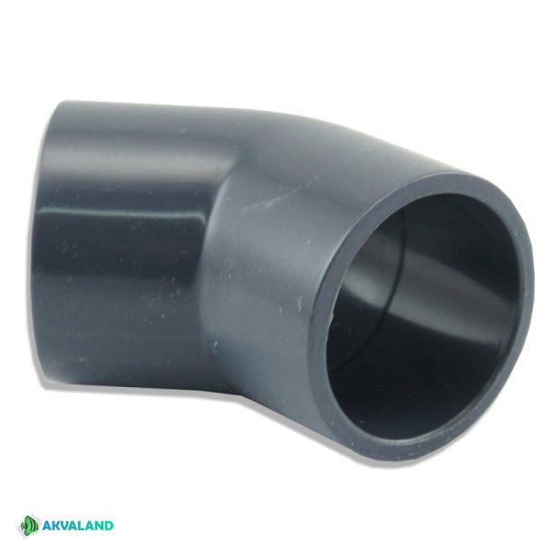 PVC Albue 45