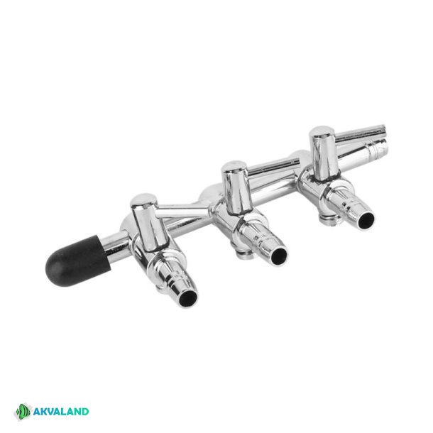 HAPPET Luftfordeler - 3 udtag - metal