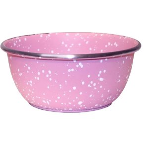 OZAMI Hundeskl Rustfrit - Rosa - 350ml