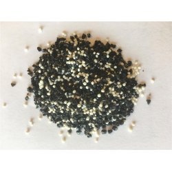 Akvariegrus Sort &amp; Hvid - 2.5kg