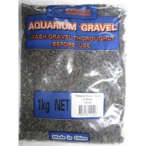 Akvariegrus - Sort - 1kg